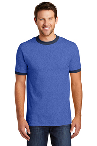Augusta Sportswear unisexe adulte Ringer t-shirt bleu royal noir sonneurs t-shirts noyau coton sonnerie t-shirt - Product Image 2