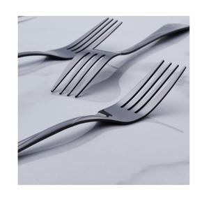 Ensemble de couverts en acier inoxydable gris occidental de luxe, nouveau design, couverts pour restaurants, hôtels, polissage miroir, fêtes, durables - Product Image 4