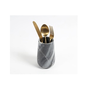 Soporte para cubiertos de mármol blanco Suministro al por mayor para uso de artículos de mesa de restaurante de hotel Soporte para cubiertos de mármol pulido Premium Venta superior - Product Image 2