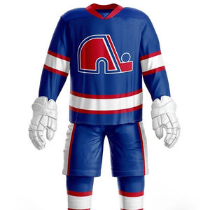 Uniforme de Hockey sobre Hielo con Estampado de Camuflaje por Sublimación Completa a Precio Económico para Jóvenes - Product Image 1