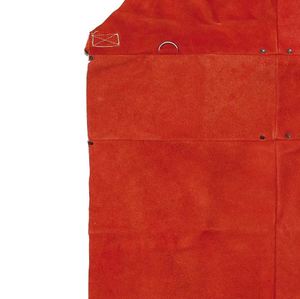 Babero de soldadura de cuero con logotipo personalizado de alta calidad de talla grande, el mejor delantal de cuero transpirable para diseño de trabajo - Product Image 5