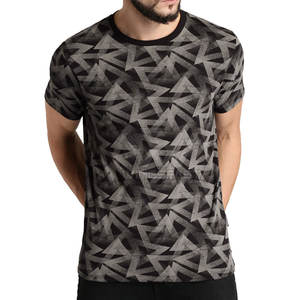 Diseño único 100% algodón Loose Fit Impreso Sublimación Camiseta para hombres Venta al por mayor Sublimación personalizada Hombres Camiseta - Product Image 1