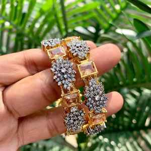 Juego de piedras chapadas en oro, joyería nupcial de boda india/pakistaní, producto a granel, joyería de moda personalizada - Product Image 4