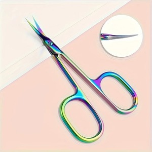 12pcs Precision Stainless Steel Cuticle Scissors Comfort Grip Manicure Scissors for Home & Salon Use Easy-to-Use <b>Nail</b> Care Tool - Product Image 6