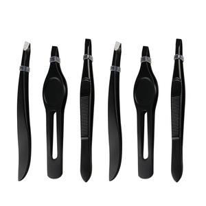 6 pièces en acier inoxydable pince à sourcils Mini Clip outils femmes maquillage créatif pince noir usage professionnel sourcil - Product Image 5