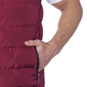 Chaleco Acolchado Personalizado con Logotipo, Informal, Transpirable, Grueso para Invierno, con Cremallera, Sin Mangas, para Hombre, Servicio OEM - Product Image 5