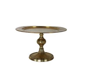 แท่นวางเค้กทองเหลืองโบราณขัดเงาพร้อมพื้นผิวคล้ายกระจกเหมาะสำหรับทำขนมหวานเป็นศูนย์กลางในการเฉลิมฉลองของคุณ - Product Image 2