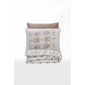 Ensemble de housse de couette double marron Asilo fait à la main boîte en coton motif bonbon literie élégante pour adultes et adolescents - Product Image 4