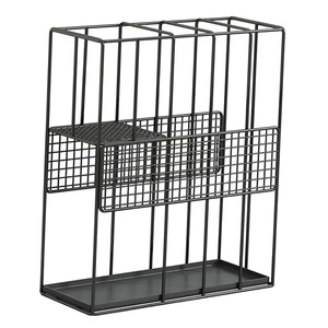 Porte-parapluie en métal haut de gamme porte-parapluie rond support de support d'affichage intérieur bureau hôtel parapluie support. - Product Image 1