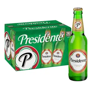 Precio al por mayor Proveedor Cerveza Presidente Pilsner (12 FL. Oz. botella 12 pk.)