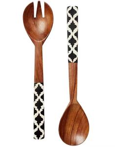 Cuillère en bois de qualité supérieure, durable, écologique, accessoires de cuisine, mélange, cuisine, service de soupe, cuillères de service, taille personnalisée - Product Image 1