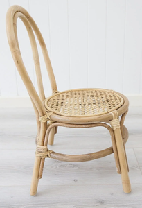 Chaise en rotin naturel pour enfants Chaises en rotin amusantes et confortables - Product Image 2