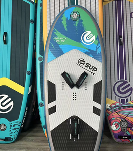 Planche de surf hydrofoil prête à l'emploi avec aile en fibre de carbone, planche de wingfoil SUP à vent léger, matériau Drop Stitch - Product Image 2