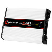 Taramps HV 3000 Kelas D Mono 3000W RMS Smart 1-2 Ohm Audio Mobil Kompetisi 120-350VDC 10-24 Baterai Seri