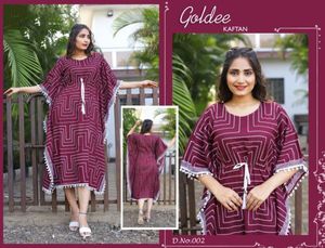 Ropa informal de tela de rayón, vestido con estampado bonito de Color, ligero, Regular - Product Image 4