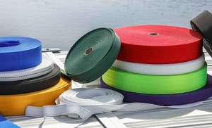 Wholesale Direct Manufacturer's High Tenacity Narrow Woven Fabric <b>Webbing</b> Straps Coated Pattern for Bag Use Wholesale Price - Product Image 4