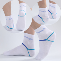 Chaussettes de sport pour hommes en spandex/polyester/coton, nouveau design, longues, pour la course à pied, les sports de plein air, le camping, la randonnée, les voyages, motif imprimé
