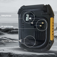 Compresseur d'air numérique sans fil portable intelligent 150 PSI pour pneus de voiture, moto et vélo avec arrêt automatique