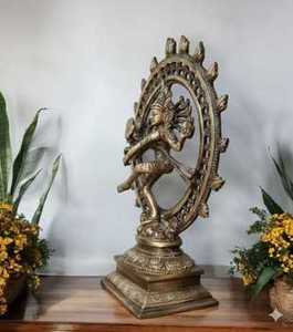 Polyresin Natraj Shiva Small Decorative Idol Lord of Dance Figurine Perfect for Home Mandir Office Table Gift Showpiece - Product Image 5