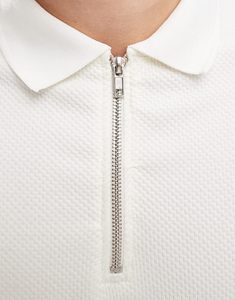 Custom Embroidered Men's Golf Polo T-<b>Shirt</b> High-Quality Cotton Short Sleeve <b>Zip</b> Polo for Sports & Casual Wear Polo T-<b>Shirt</b> 2025 - Product Image 2