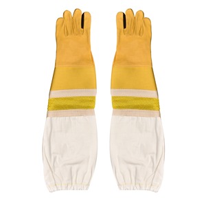 Guantes protectores para apicultura 2025, guantes de PU con logotipo personalizado, uso de entrenamiento impermeable - Product Image 5