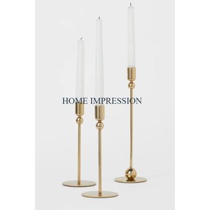 ชุดเชิงเทียนหินอ่อน2โต๊ะที่ตกแต่งบ้านรูปลักษณ์ใหม่เชิงเทียนแฟนซี - Product Image 6