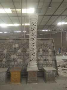 Pilar de Boda Tradicional de Fibra con Diseño Jali, Decoración de Boda del Sur de la India, Uso en Interiores y Exteriores, OEM - Product Image 6