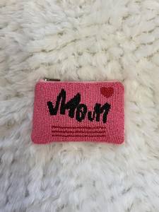 Classic Beaded Coin Purse Pearl and Diamond Beaded Make up Bag Wedding or Party <b>Gift</b> for Her - Product Image 2