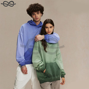 Nuevo diseño personalizado Heavyweight 500 GSM Drop Shoulder Hoodie Premium en blanco Oversized Hoodie Hombres Mujeres 100% Algodón - Product Image 5