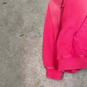 Premium Quality French Terry Oversize <b>Thick</b> <b>Fleece</b> Drop Shoulder Plain Pullover Fit Sweatshirt Custom Acid Washed <b>Men</b> Hoodie - Product Image 5