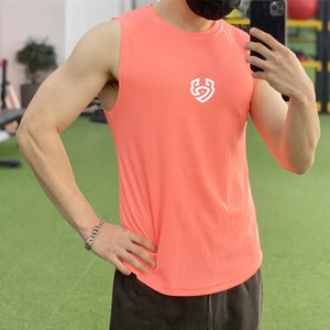 เสื้อกล้ามออกกำลังกายแขนกุดสำหรับผู้ชายฤดูร้อนเสื้อออกกำลังกายเล่นกีฬาระบายอากาศได้ดีเสื้อพิมพ์ลายสำหรับใส่วิ่งในยิม - Product Image 6