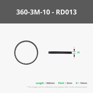 Correa dentada síncrona HTD, material PU, producto OEM personalizable para industrias de construcción - Product Image 2