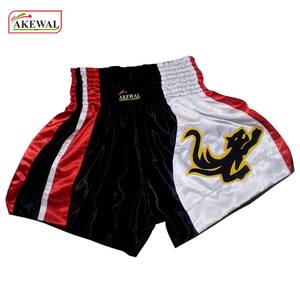 Pantalones cortos de artes marciales de estilo tailandés Material de satén de seda de poliéster 100% - Product Image 4