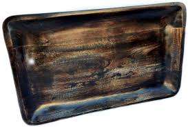 Vajilla de forma personalizada con cuerno de búfalo de alta calidad, bandeja para servir, diseño clásico Vintage Natural para el almuerzo, cena, plato de desayuno - Product Image 3