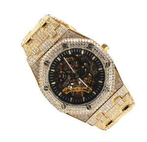 Montre en acier inoxydable de la collection Hip Hop la plus en vogue pour hommes Sparkling Iced Leb Grown Brilliant Cut Diamond Window 41mm Business - Product Image 3