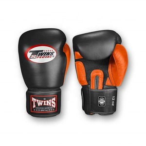 Personalized Twins Dual Color Black & Blue Boxing Sparring Gloves Breathable Training Kickboxing Muay Thai Gloves MMA Gloves - Product Image 5