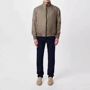 Vente en gros OEM ODM personnalisé hommes blouson aviateur Streetwear Varsity Baseball Flight Jacket léger à la mode veste d'extérieur décontractée - Product Image 6