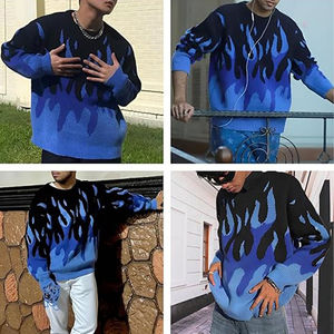 Pull à col roulé en tricot pour hommes Prix bon marché Offre Spéciale Pull à col haut pour hommes Blanc Col haut pour hommes Hiver - Product Image 3