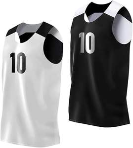 Camisetas de Baloncesto Deportivas Reversibles de Malla de Primera Calidad para Jóvenes y Hombres con Número - Product Image 1