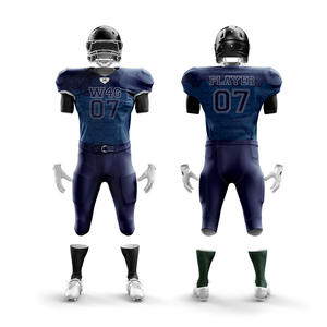 Conjuntos de uniformes de fútbol americano unisex personalizados de talla grande para adultos, Manga corta transpirable, precio bajo, entrega rápida, sin impuestos aplicados - Product Image 6