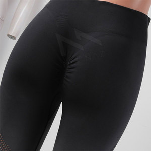 Mallas deportivas para mujer, mallas deportivas elásticas para Fitness, mallas transpirables de alta calidad para mujer, mallas sin costuras para Fitness - Product Image 4