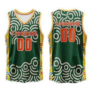 Ensemble d'uniformes d'équipe de basketball personnalisé, respirant, antibactérien, à séchage rapide, grande taille, uni, avec logo frontal, sans manches, de haute qualité - Product Image 6