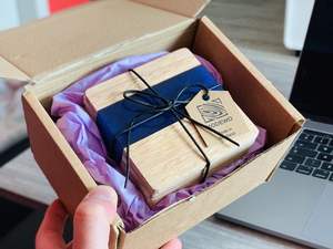 COMBINAISON Ensemble de sous-verres en résine époxy de qualité avec effet océan Dessous de verre décoratifs ronds carrés en résine époxy par Craftsy Home - Product Image 2