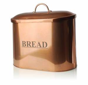 Boîte à pain en métal pour la maison, boîte de rangement pour biscuits et collations, couvercle en bois, organisateur de rangement, forme rectangulaire, boîte à pain - Product Image 3