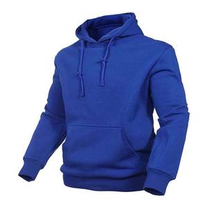 Sudaderas con capucha para hombre con logotipo personalizado, jersey de forro polar de algodón 100% cómodo, ropa deportiva para gimnasio, estilo informal azul bordado transpirable - Product Image 6