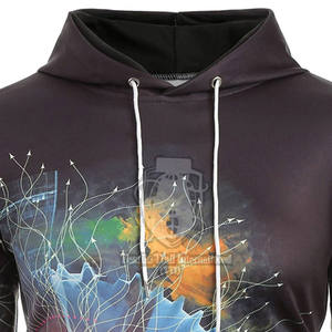 Sweats à capuche pour hommes grande taille de haute qualité sur mesure à vendre / Fournisseur direct d'usine Manches longues Sublimation - Product Image 4