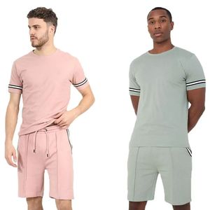 Conjunto de pantalones cortos para correr de algodón con logotipo personalizado para hombre, conjunto de pantalones cortos deportivos de estilo informal para invierno y verano, precio al por mayor - Product Image 3