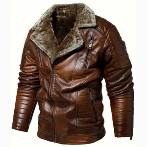 Nouveauté Veste en cuir formelle pour hommes pour le printemps Vente en gros bon marché Cuir de vache durable Séchage rapide Logo personnalisé Imprimé - Product Image 6