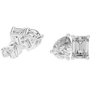 3.6 CT Lab-Grown Diamond Earrings for Women VVS-VS EF Clarity 18KT, 14KT, 10KT Gold & 925 Silver Rose, Yellow, White Gold - Product Image 5