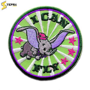 TEPRA SPORTS alta calidad multicolor corazón Chenille PVC hierro-en flor tela parches bordados precio competitivo para el uso del sombrero - Product Image 2